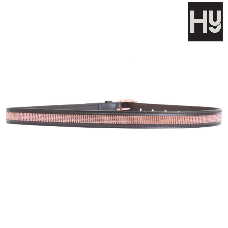 Hy Equestrian Rosciano Rose Gold Belt - Brown